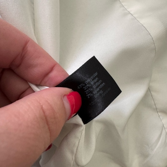 Light teal The Limited Linen Blend Blazer size medium - Picture 3 of 4